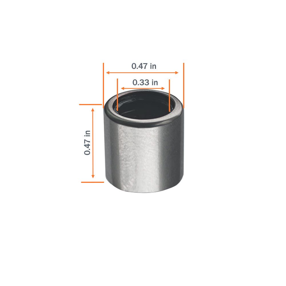 INA HK0812-2RS-FPM-DK-B-L271 Sealed Drawn Cup Needle Roller Bearing, 8x12x12mm, High Load Capacity, FPM Seals for High Temperature, Compact Design for Automotive & Industrial Applications